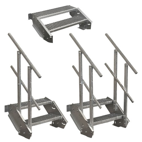 Stufen stahltreppe breite 60 - stufen,