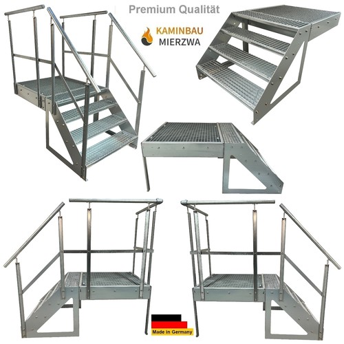 Stahltreppe verzinkt stufen - stahltreppe,