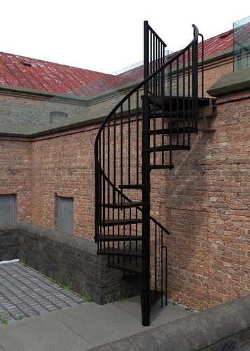 Außenspindeltreppe minka - außenspindeltreppe,