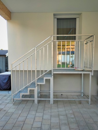 Stahltreppe aussentreppe 6 - aussentreppe, 2-6
